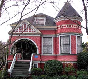 Santa Cruz California Historic District Houses